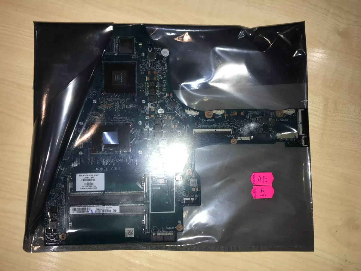 HP Gaming 15 EC AMD Ryzen 5 Motherboard 4600H Intel GTX 1050 3GB