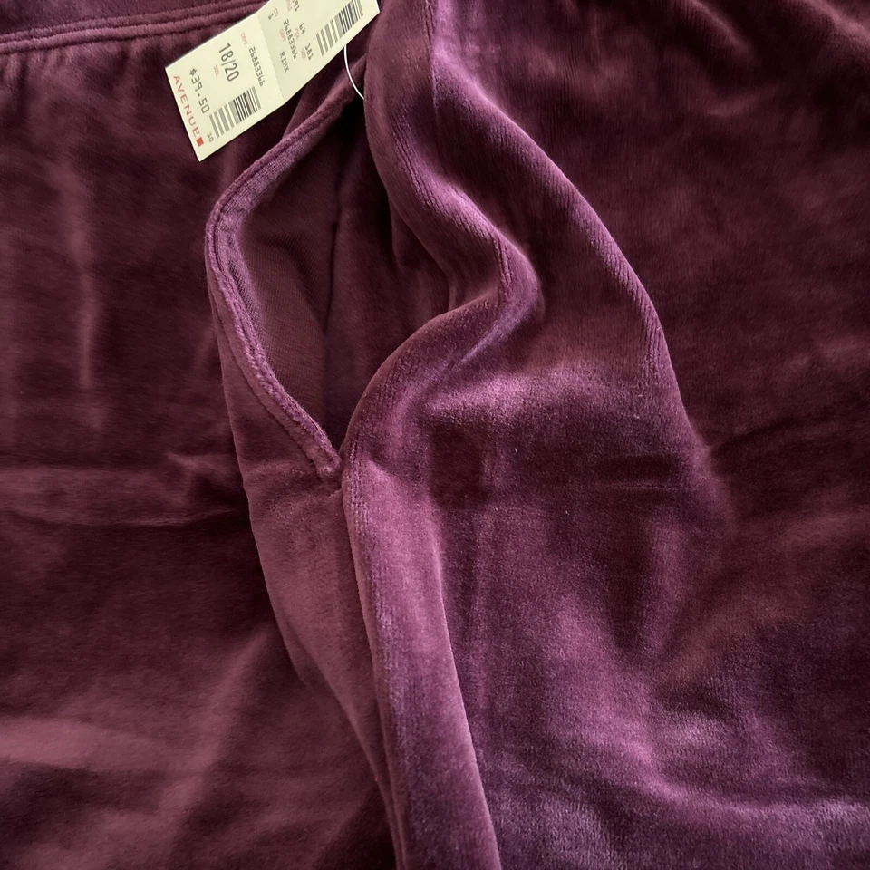 Avenue Mujeres Terciopelo Terciopelo 2 Piezas Sudadera con Capucha Pantalones Traje Talla 18/20 Foto 4 de 4