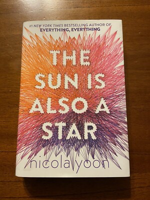 SIGNED The Sun is Also a Star By Nicola Yoon Collectors Edition 1st Printing HC