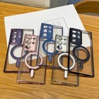 Do Samsung S24 Ultra S23 S22 S21 odporne na wstrząsy miękkie silikonowe etui magsafe