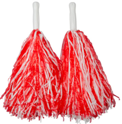 Cheerleader Pompons Kinder Fancy Dress Cheerleading Zubehör Pom Pom