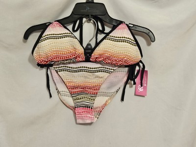 Choice By Bluewave  Print String Bikini. Sz XL NWT