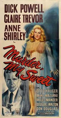 MURDER MY SWEET Movie POSTER 11x17 D Dick Powell Claire Trevor Mike ...