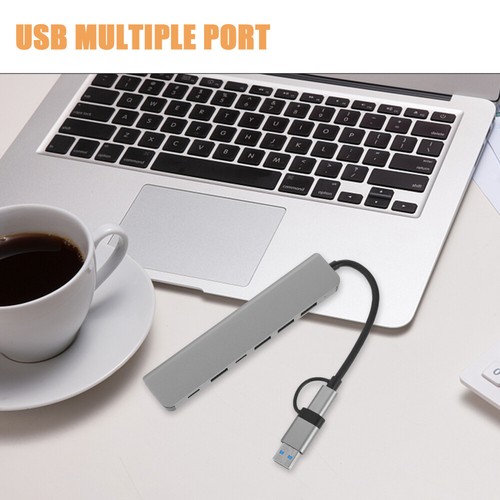 Seven-in-one Expansion Dock Usb Extra Ports for Laptop Hub Splitter - Afbeelding 6 van 12
