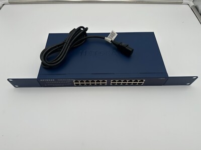 Netgear ProSafe JGS524 v2 24-Port Gigabit Ethernet Unmanaged Switch W/Cord