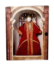 Hasbro Star Wars Queen Amidala Red Senate Gown Doll 1999 Action Figure