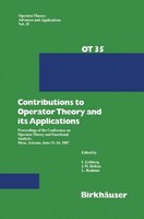 Contributions To Operator Theory And Its Applications I. Gohberg
