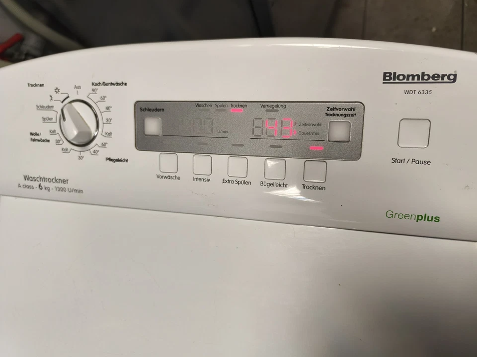 Waschtrockner  Blomberg WDT 6335 Mit 12 Monaten Gewährleistung  - Bild 3 von 4