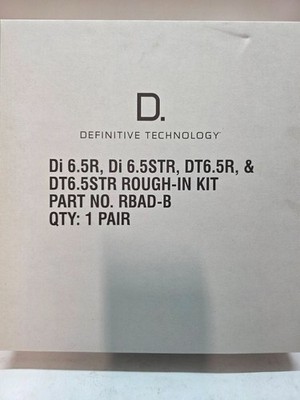Definitive Technology Rbad Di 6.5R/6.5str Rough-in Bracket   Pair - New