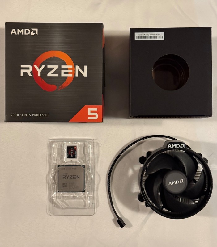 AMD Ryzen 5 5600X Desktop Processor (4.6GHz, 6 Cores, Socket AM4) With Cooler