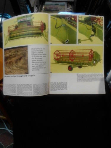 CLAAS Senator 1971 Combine Harvester Original Sales Brochure - Picture 5 of 11