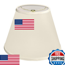 Aspen Creative 32690 Champagne Empire Lamp Shade 7x13x9.5" Spider Construction