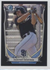 2014 Bowman Draft Top Prospects Chrome Black Refractor /75 Hunter Renfroe