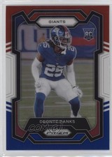 2023 Panini Prizm Rookies Red White & Blue Prizm Deonte Banks #376 ar6