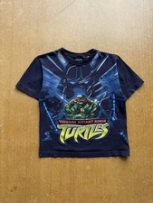 VTG Teenage Mutant Ninja Turtles Raphael Cartoon Show Promo T-Shirt Kids 7 Years