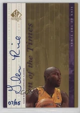 1999-00 SP Authentic Sign of the Times Gold 7/25 Glen Rice #GR Auto 6m7