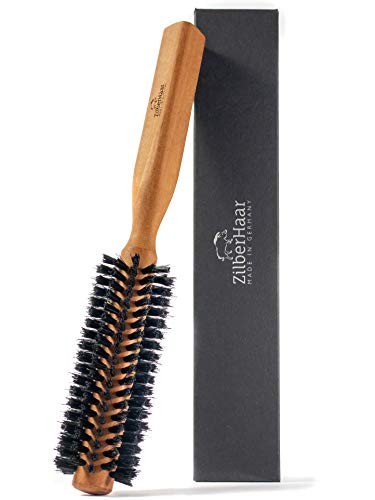 - Styler Haar und Bart Rundbürste - 1,3 Zoll steife Wildschweinborsten und 8,5 - Bild 2 von 7