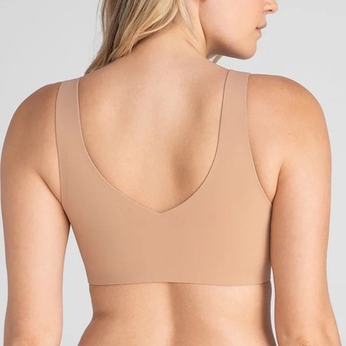 Honeylove SoftForm Bra Women's 40 C/D Tan Feminine Stretch - Picture 3 of 10