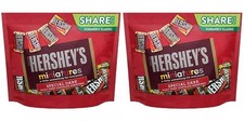 Hershey's Miniatures Special Dark Assortment Chocolate Candy 2 Bag Pack