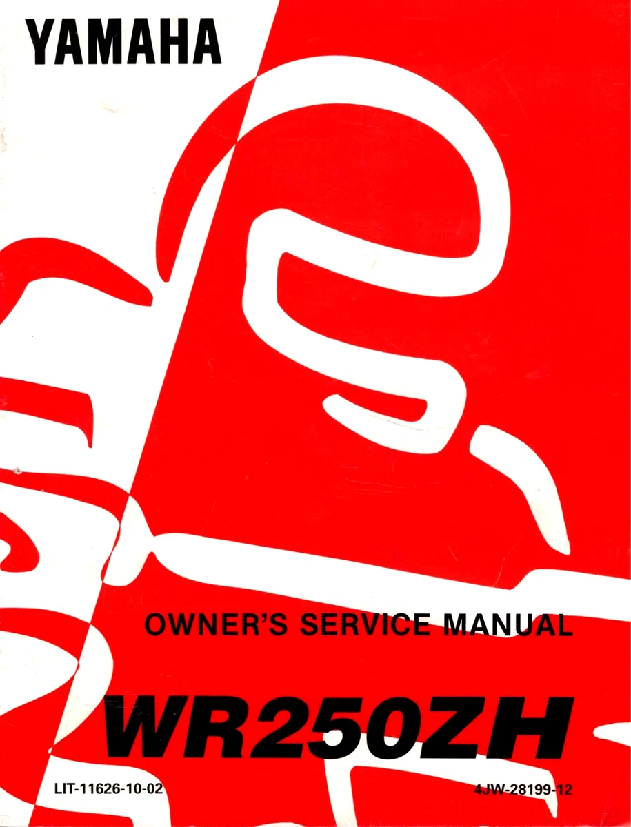 OEM Genuine Yamaha Dealer/Owner's Service/Repair Manual 1996
