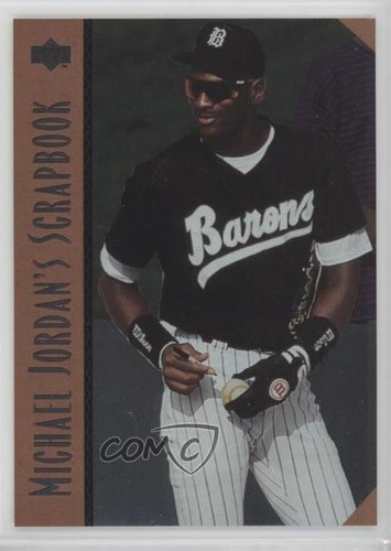 Michael Jordan [Minors Michael Jordan Scrapbook] #MJ 6 1995 Upper Deck card