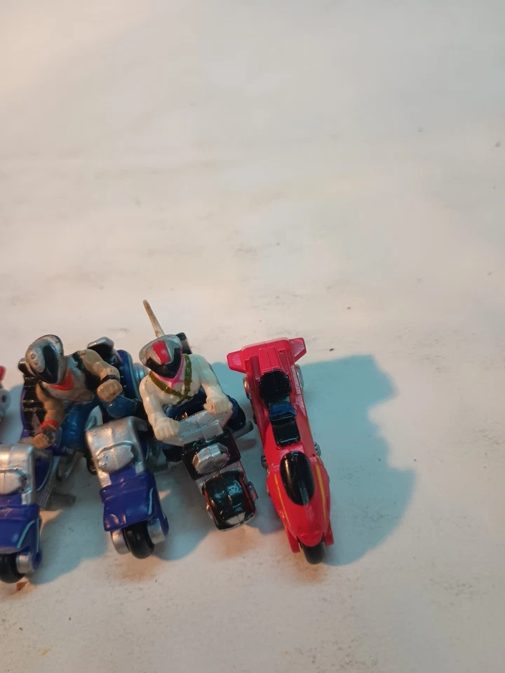 Biker Mice From Mars Micro Machines Galoob 1993 Set Of Three &2 Extra Moto Bikes - Image 3 of 4