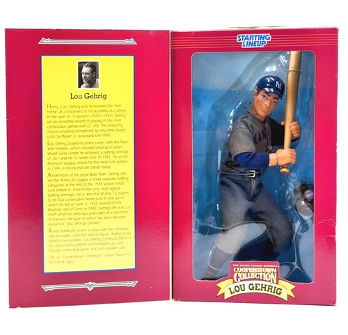 Lou Gehrig 1996 Kenner Starting Lineup Cooperstown Collection 12" in Figure 03 - Picture 19 of 19