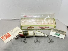 Vintage Creek Chub Striper Pikie Lure New In Original Box With Catalog