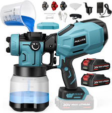 1200w Cordless Paint Sprayer Battery Powered Hvlp Paint Gun Kit 2 X 2000mah 20 1200w Cordless Paint Sprayer Battery Powered Hvlp Paint Gun Kit 2 X 2000mah 20