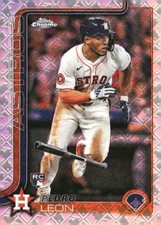 2025 Topps Chrome #97 Pedro León logofractor