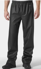 Helly Hanson Moss Rain Pants Mens XLarge Black Adjustable Waist