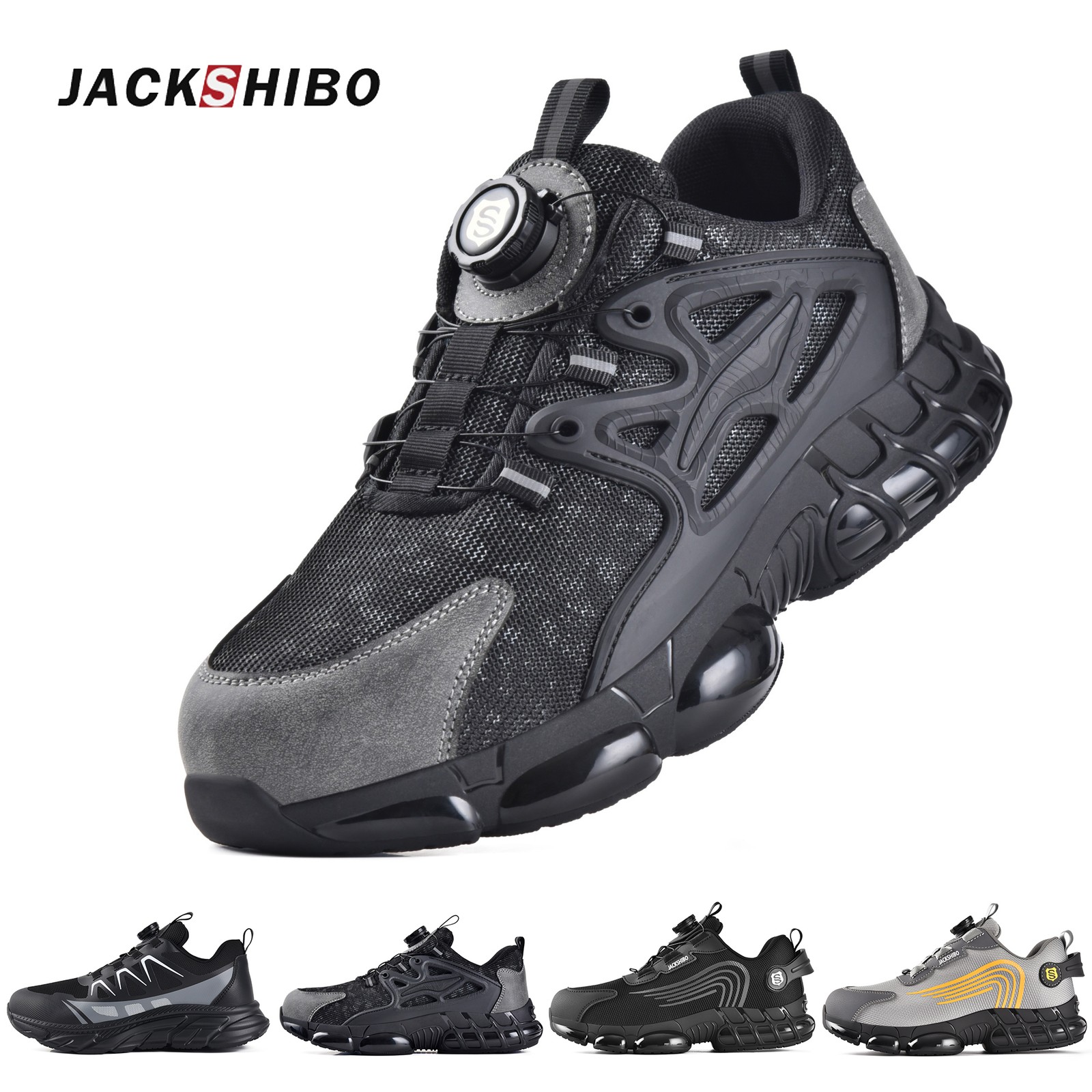 SUADEEX Scarpe da Lavoro Uomo Cappuccio Acciaio Leggere con Sneaker Sportive Traspiranti IT