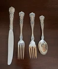 Buttercup Sterling 4pc Place Setting by Gorham Have 8 Sets . Total Of 32 Pieces