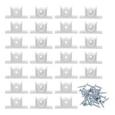 30 Sets Cabinet Hardware False Drawer Front Clips Face Door Touch Latches