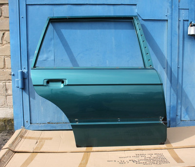 GENUINE ORIGINAL BMW E30 TOURING REAR RIGHT DOOR SHELL PAINTED GREEN OEM