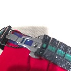 ICED OUT Square Analog Wristwatch Roman Dial Date Black/Green Bracelet NEW — photo 4