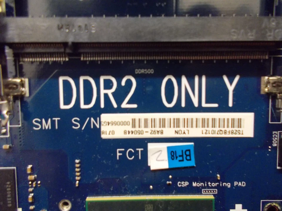 Samsung Motherboard BA92-05044B,R510 NP-R510H, DDR2, Blue #K-404-04 - Image 4 of 4