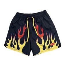 Used Nike Sportswear Woven Flow Americana Flame Shorts Men's Small