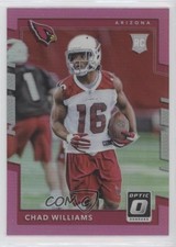 2017 Donruss Optic Rookies Pink Prizm Chad Williams #114 w8t