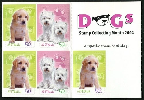 AUSTRALIA - 2004 'CATS & DOGS' Self Adhesive Booklet Mint [F4965]