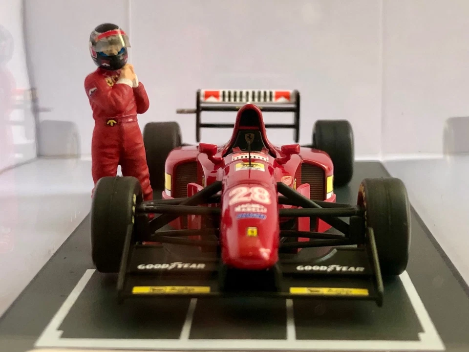 F1 1/43 Hot Wheels Elite Ferrari 412T1 N°28 G.Berger 1st Germany GP 1994 - Immagine 3 di 4