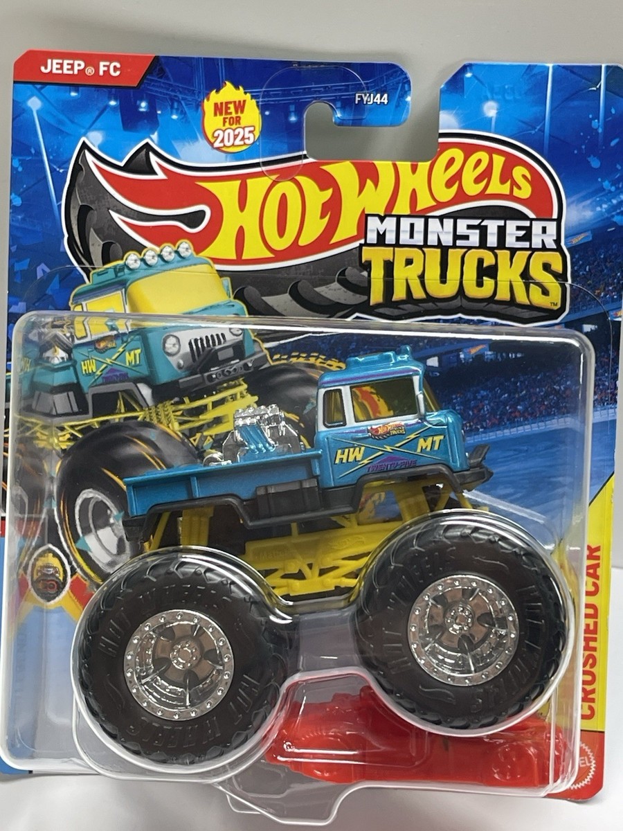 Hot Wheels Monster Trucks 1:64 2025 JEEP FC / Crash Legends 5/5 | eBay