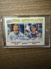 Jac Caglianone & George Brett Dual Autographs /25 2026 Topps Heritage