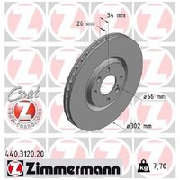 2X Bremsscheibe FüR Peugeot 2008 UD US 1.2 1.5 19 Bis 26 Zimmermann AHR RHH