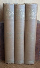 Live Stock of the Farm. Volume I-III Editor C Bryner Jones - Hardback 1916