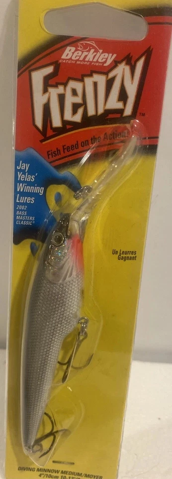 (3) Señuelos de pesca de lubina Berkley Frenzy Diver - Señuelos ganadores Jay Yelas. Foto 3 de 4