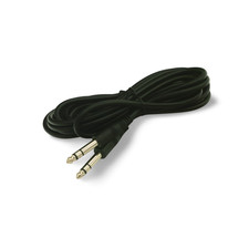 10ft 6.3mm Stereo Plug Plug Male to Male TRS 1/4 - Black