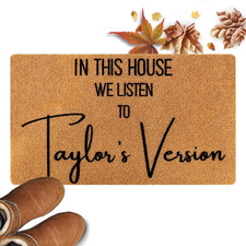 Welcome Door Mat 30'' X 17'' Front Door Mat with Anti-Slip Backing for Indoor O