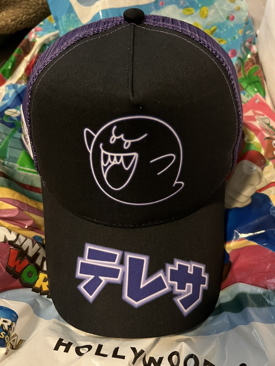 Super Nintendo World Boo (Teresa) cap trucker hat black