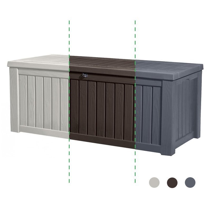 Keter Rockwood Auflagenbox Kissenbox wahnsinnige 570 Liter Volumen l %% Sale %%